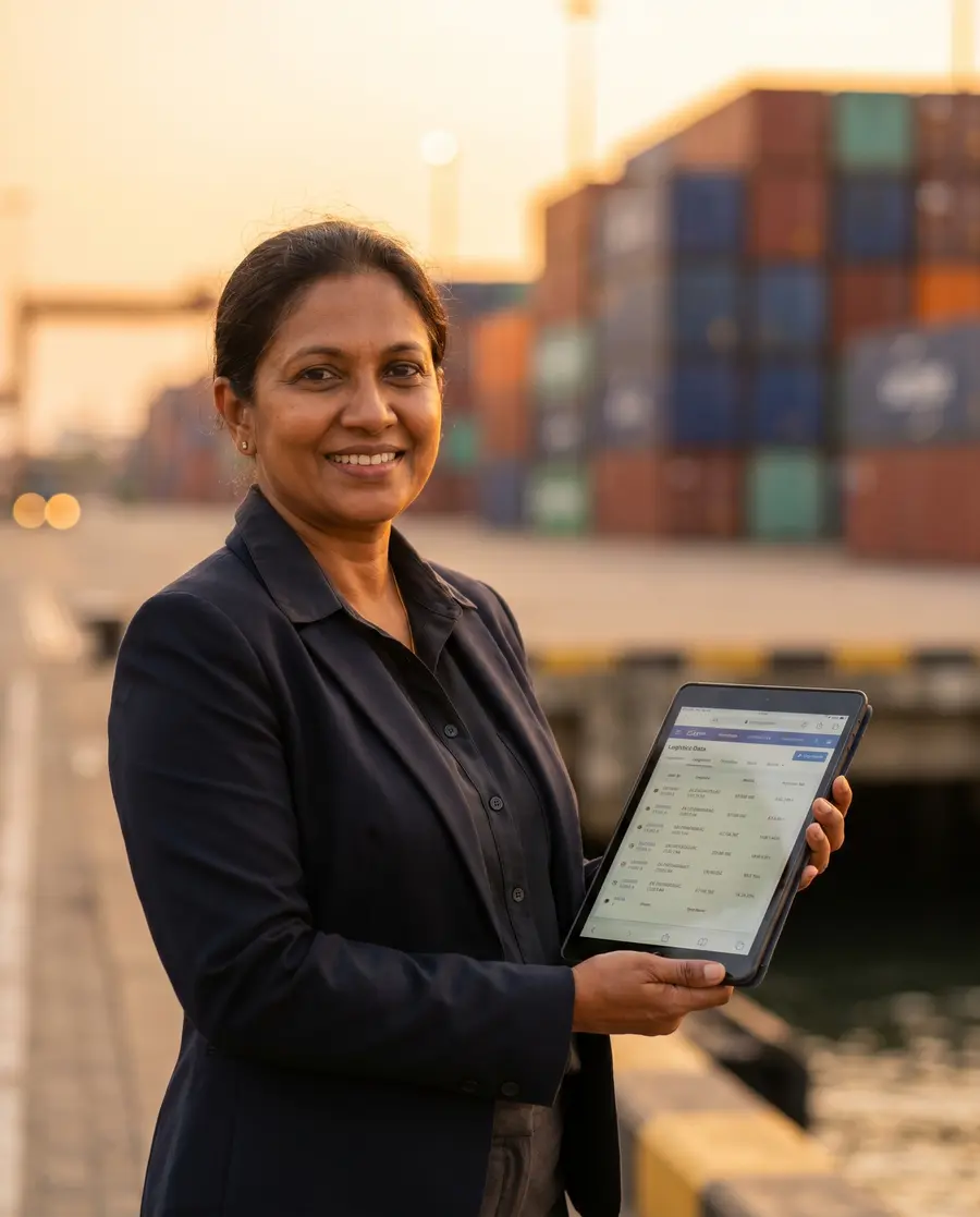 Anika, Export Specialist · Logistics